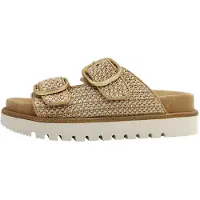 Rohde B2C-6 : Sandales plates pour femmes, semelle intérieure beige, style décontracté