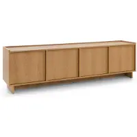 Selsey Yasumi - Meuble TV, aspect bois d'érable, 195 cm
