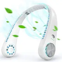 Generique Ventilateur de cou personnel, Mini refroidisseur Portable, mains libres, sans lame, à 3 vitesses, à piles, pour les voyages