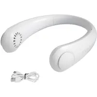 Generique Mini ventilateur de cou Portable sans lame, Rechargeable, suspendu, refroidisseur d'air, pour l'extérieur