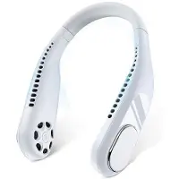 Generique Ventilateur de cou Portable, ventilateur personnel Rechargeable, ventilateur mains libres, conception de casque suspendu, Mini ventilateur pour int?rieur et ext?rieur