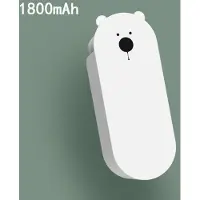 Generique Petit ventilateur Portable de bureau, Rechargeable par Usb, suspendu au cou, Air conditionné, Air froid, mignon, pour l'extérieur