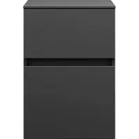 Burgbad Lin20 Armoire basse, 2 tiroirs, 400x487x580mm, USIS040F5381
