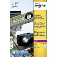 Sans marque Polyester Sheets Laser Printers L477320 Multipurpose Label 63.5x33.9 Mm Clair