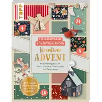 Sonstige Verlage Le calendrier de l'Avent à bricoler : l'Avent créatif. Des dessins en papier à découper, à bricoler et à décorer.