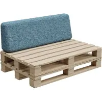 POOM Coussin de palette, Coussin de palette, Coussin de jardin, PFBG (Dossier 120x35, Maritim)