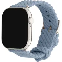 IMoshion Bracelet en velours côtelé pour Apple Watch | 38/40/41/42 mm - Bleu clair