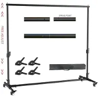 OEM Support arrière, réglable, design portable, sans support flexible, dimensions : 2000 x 3000 mm