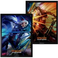 Uvs games Protège-cartes Vendetta Art pour le jeu de cartes à collectionner Riftbound League of Legends 100 pièces (Plusieurs variantes)