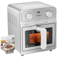 OEM Friteuse à air chaud, capacité de 6,5 litres, technologie de chauffage double, couleur gris clair, modèle pour le marché européen (UE)