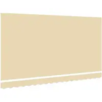 vidaXL Tissu de remplacement pour store crème 380 x 195 cm polyester