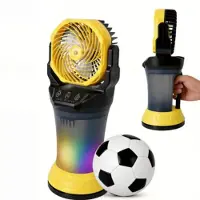 OEM Ventilateur brumisateur portable, 4 vitesses, réservoir d'eau de 2000 ml, couleur jaune