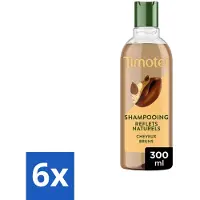 Timotei - Shampooing - Brun intense - 300 ml - Pack économique - 6 pièces
