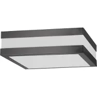 Rabalux Stuttgart Plafonnier extérieur 2x E27 anthracite rectangulaire 285mm