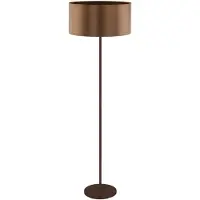 Eglo Lampadaire Saganto 1 brun, cuivre