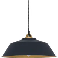 Mexlite Suspension - noir - Nove - plastique métal - Ø 42cm - E27 - 1318ZW -