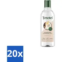 Timotei 20 flacons de shampooing 2-en-1 nourrissant - 300 ml - Pack économique - 20 pièces