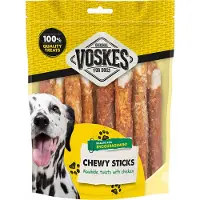 Voskes Bâtonnets en Peau de Bœuf - Poulet - 12 pièces
