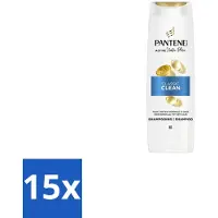 Pantene 15 flacons de shampooing Pro-V Classic Clean, 250 ml, lot économique - 15 pièces