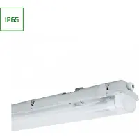 Spectrum Luminaire pour pièces humides Limea Gris 71 cm IP65 pour 2 tubes LED T8 G13 60 cm