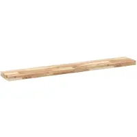 vidaXL Étagère flottante 140x20x4 cm bois d'acacia massif non traité