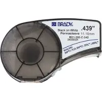 Brady M21-250-C-342 ruban thermorétractable noir sur blanc 11,15 mm x 2,10 m (d'origine)