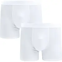 Alan red Lot de 2 Boxers Blancs Noir Blanc taille XXL