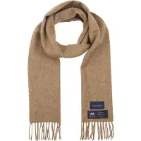 Suitable Echarpe à Carreaux Merinos Beige