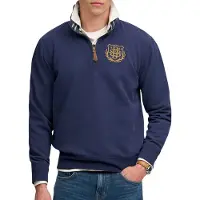 Superdry Sweat-shirt 'Varsity' marine / jaune d'or