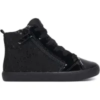 Geox Baskets montantes enfant J GISLI GIRL filles - Noir - 33