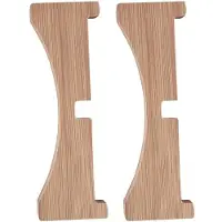 OEM Support en bambou de 5,5 cm de hauteur - Design naturel - Abri à nourriture naturel - Vertical - Idéal pour soulager la tension au niveau du cou des chats âgés