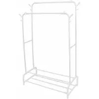 VERK 27521 : Étagère universelle pour vêtements et chaussures, 160 x 97 cm, blanche