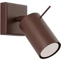 Sollux Applique murale RING marron 1xGU10 10 W en acier 8 x 16 x 8 cm Lighting