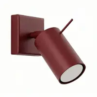 Sollux Applique RING bordeaux 1xGU10 10 W en acier 8 x 16 x 8 cm Lighting