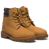 Timberland Botte de mode 6 pouces, imperméable, modèle basique (enfant), couleur sable, taille 31 EU