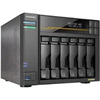 Asustor LOCKERSTOR 6 Gen3 (AS6806T) NAS Bureau AMD Ryzen V3C14 16 Go DDR5 ADM Noir