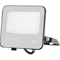 V-TAC Projecteur mural extérieur LED, modèle VT-44033, couleur noire, type projecteur, longueur 16,4 cm