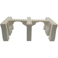 LEGO MOC Voûte médiévale Hall Chevalier Fenêtre Blanc NOUVEAU ! Quantité 67x