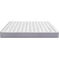 Flieks Matelas à ressorts ensachés , 160x200 cm, 20 cm, fermeté H3, matelas ergonomique pour les personnes dormant sur le dos, le ventre ou sur le côté, couleur blanche