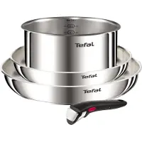 Tefal L896s453 Emotion, Batterie De Cuisine 4 Pièces, Acier Inoxydable