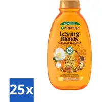 Garnier Shampooing Loving Blends à l'huile d'argan et de camélia 300 ml - Pack avantage - 25 pièces