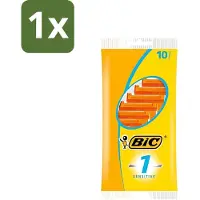 BIC - Lames de rasoir - Sensitive - Lame simple - Lames jetables - 10 lames de rasoir - 1 pièce