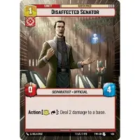 Hasbro Disaffected Senator |424|TWI|Twilight of the Republic| Hyperspace|FOIL