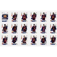 Hasbro FC BARCELONA Topps Match Attax 2026 FC BARCELONA COMPLETE SET OF 18 CARDS