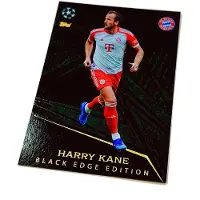 Hasbro Match Attax Extra 2023/24 Card. 257 Harry Kane / Black Edge Edition