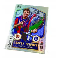 Hasbro Match Attax 2024/25 Card. 438 Lionel Messi / Trophy Triumph