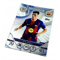Hasbro Match Attax Extra 2025/26 Card. No. Pp 4 Pedri / Platinum Pull