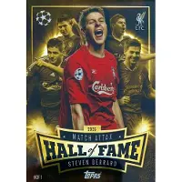 Hasbro Match Attax Ucl 2025/26 2026 Hall Of Fame Hof 1 Steven Gerrard Liverpool