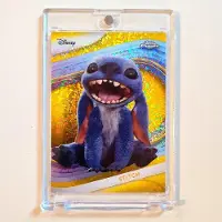Hasbro Topps Chrome Disney Card – Stitch – Yellow Mini Diamonds Refractor