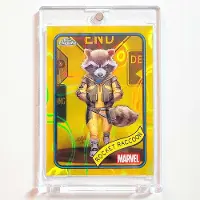 Hasbro Topps Chrome Marvel Card – Rocket Raccoon – Guardians of the Galaxy – #120